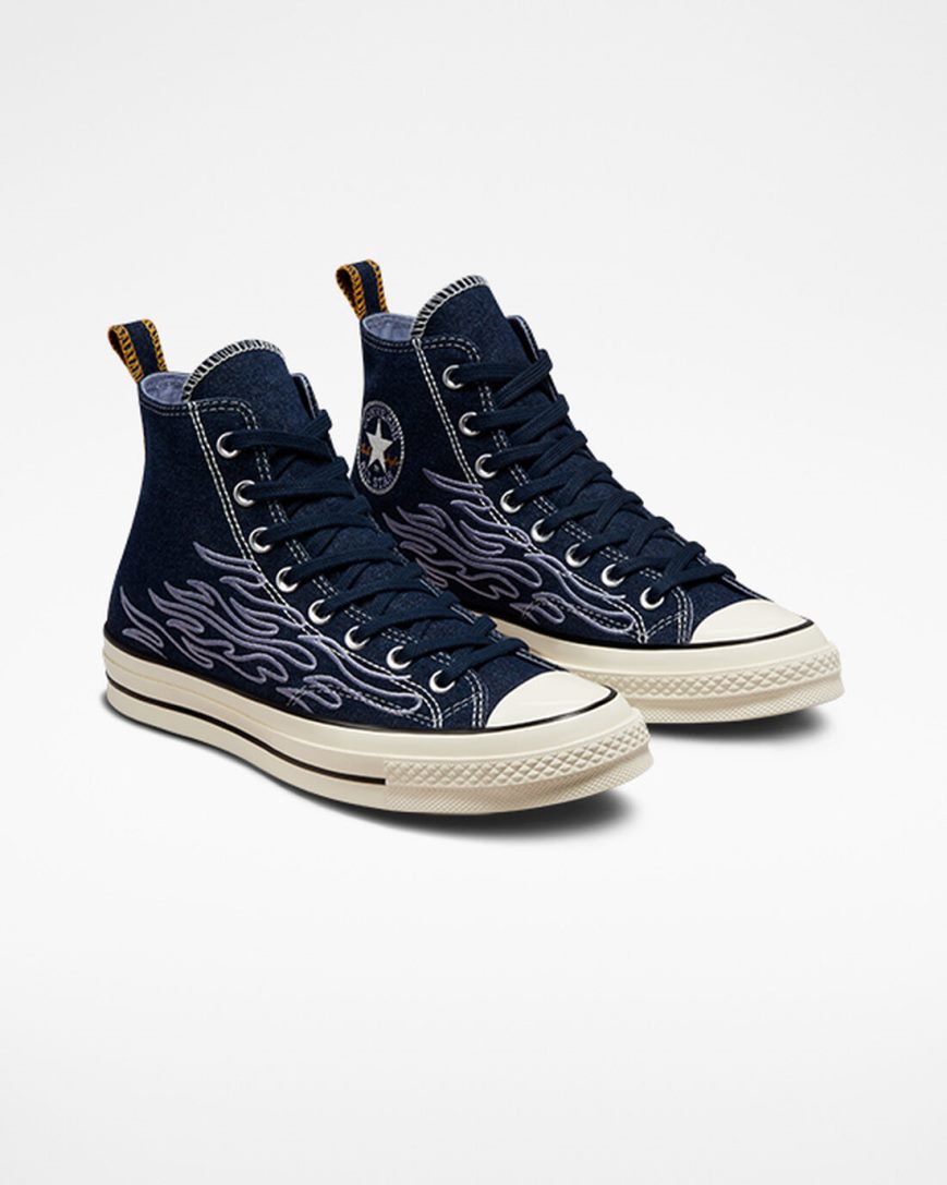 Tenisky Vysoke Converse Chuck 70 Workwear Denim Panske Obsidian Indigo | SK KQN11O5